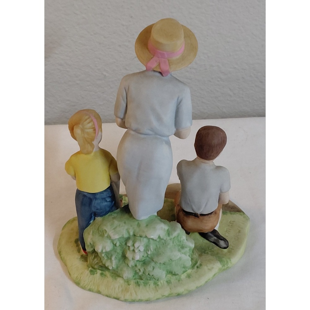 Norman Rockwell Planting The Garden Figurine Americana 1983 Arnart Limited... - Picture 4 of 9